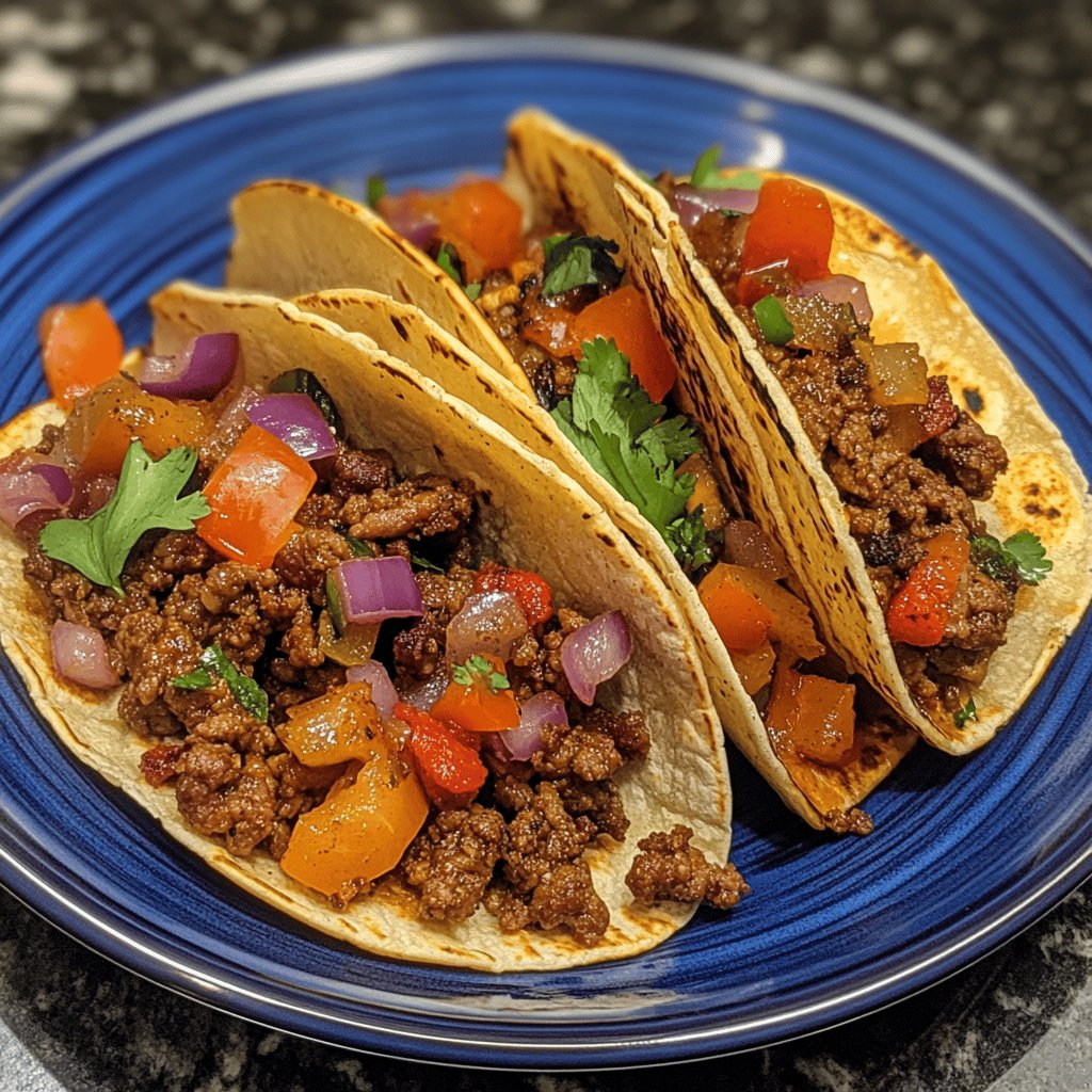 Tacos con Carne