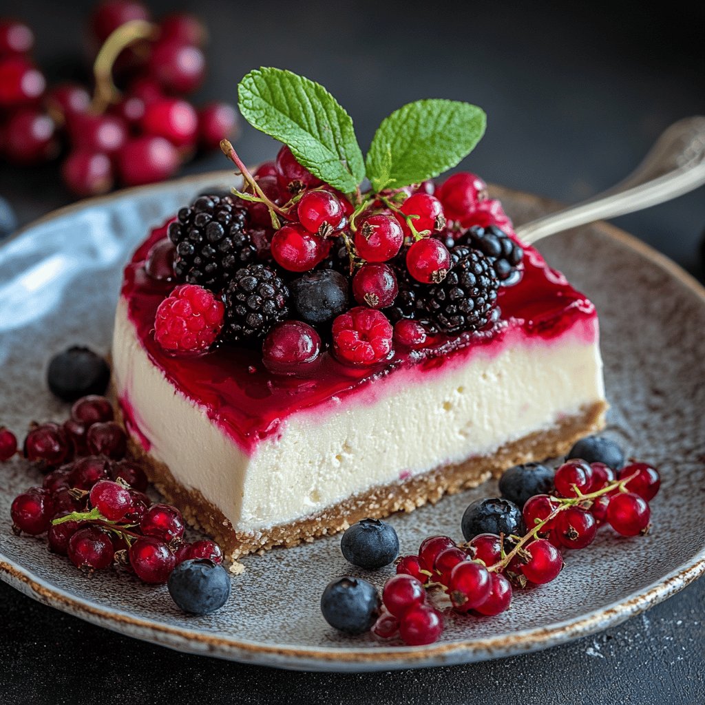 Cheesecake ai Frutti di Bosco