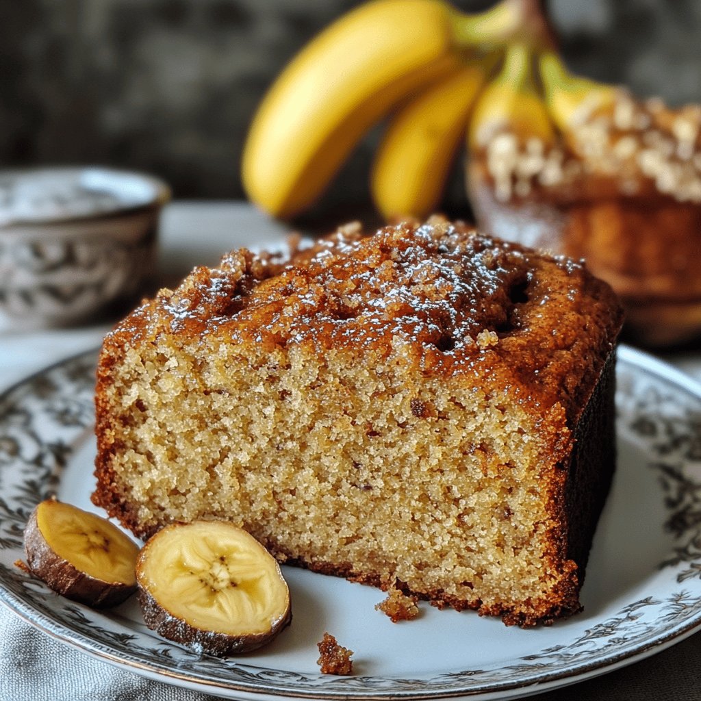 Torta di Banane Soffice