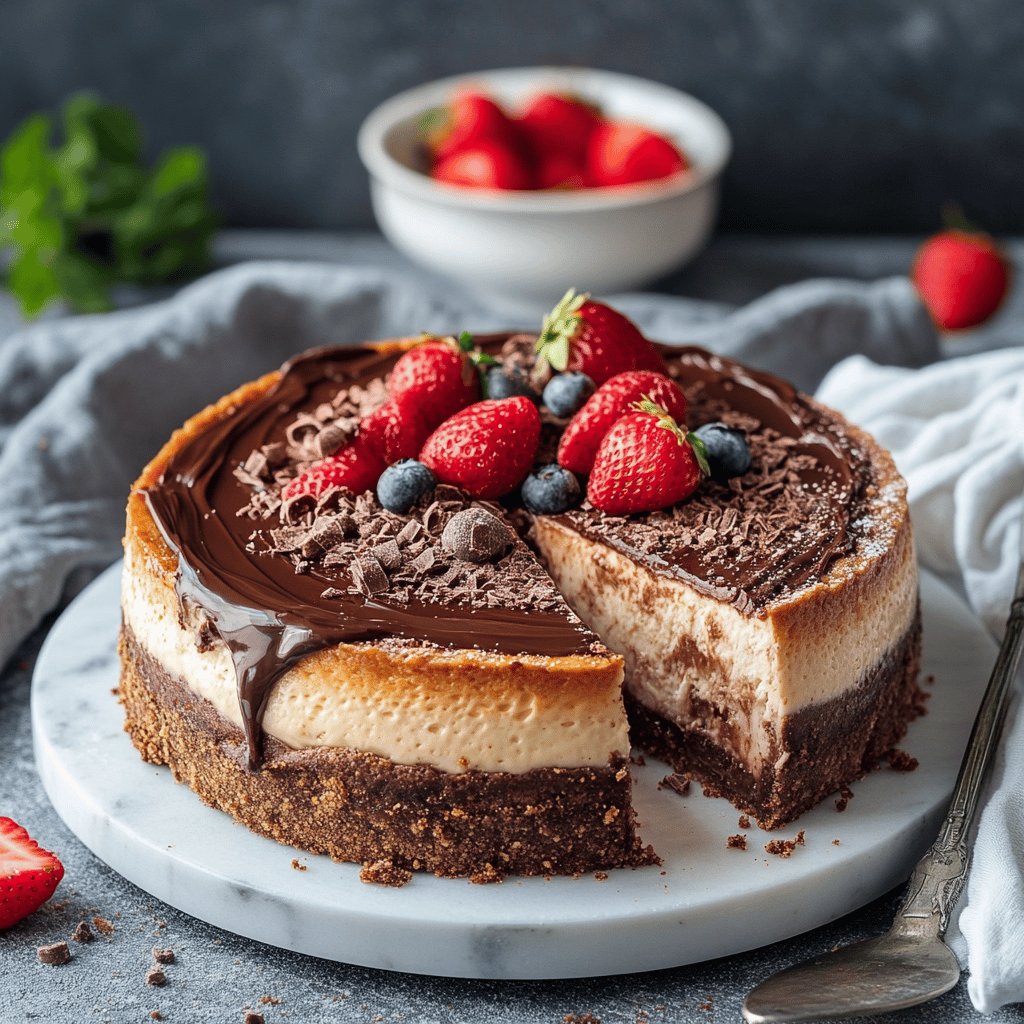 Cheesecake alla Nutella