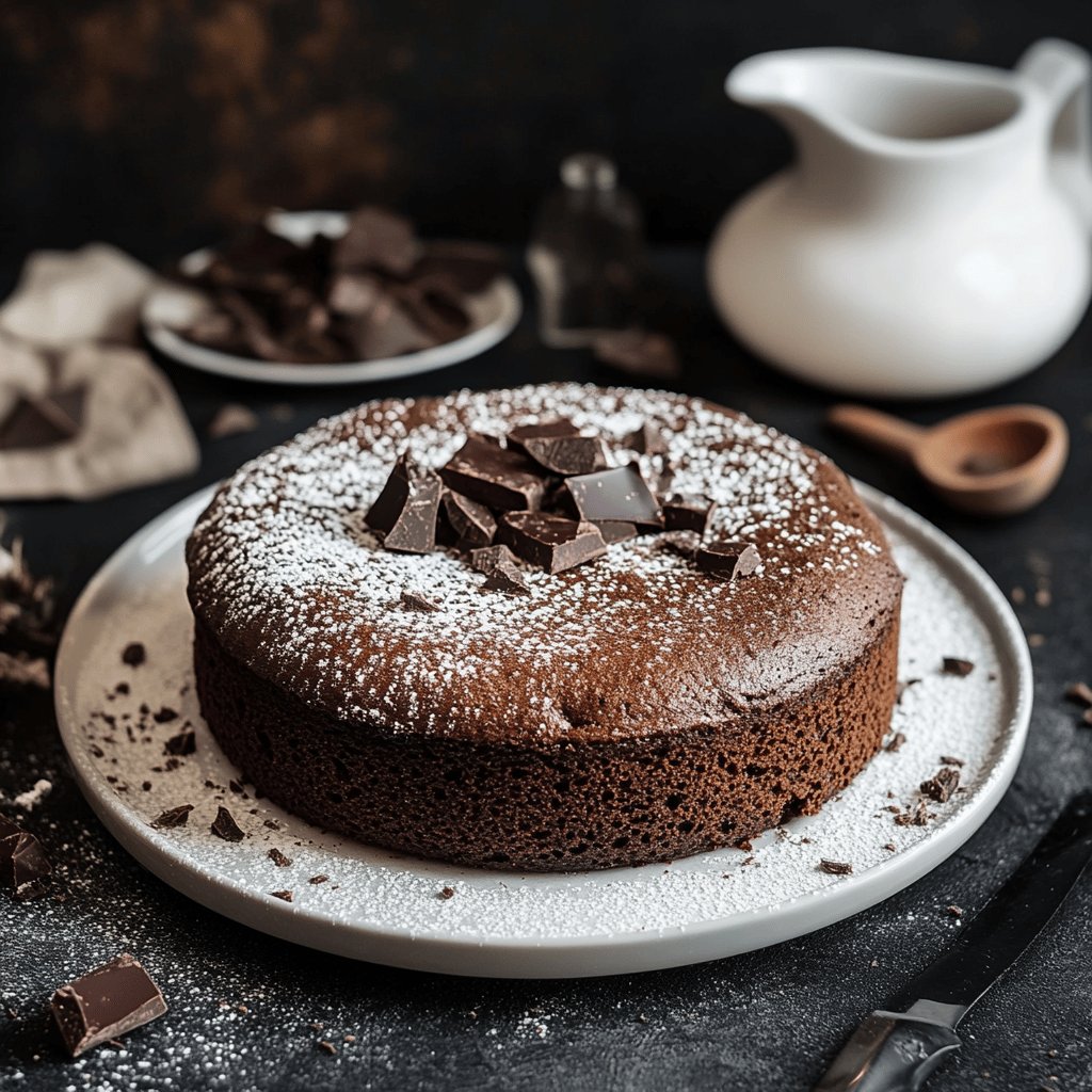 Torta all'Acqua al Cioccolato