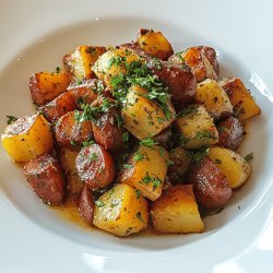 Salsiccia e Patate in Padella