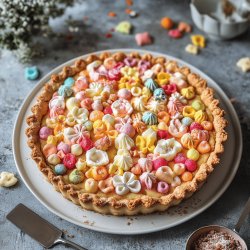 Crostata con confettura di fichi