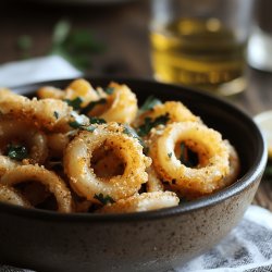 Anelli di Calamari al Forno