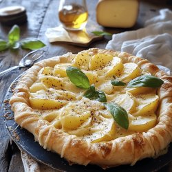 Torta salata di patate e formaggio