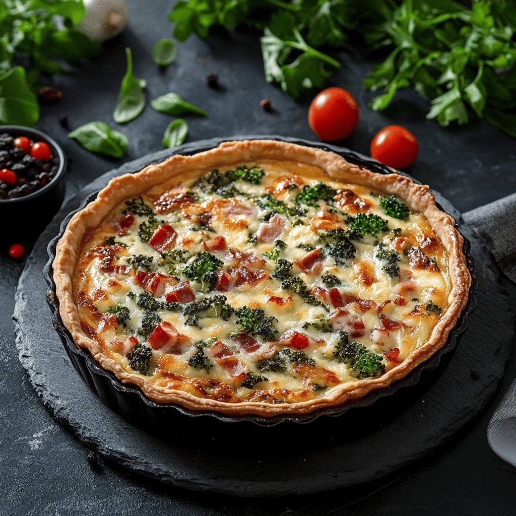 Quiche con Verdure e Pancetta