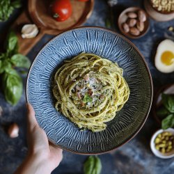 Pasta al Pesto di Pistacchi