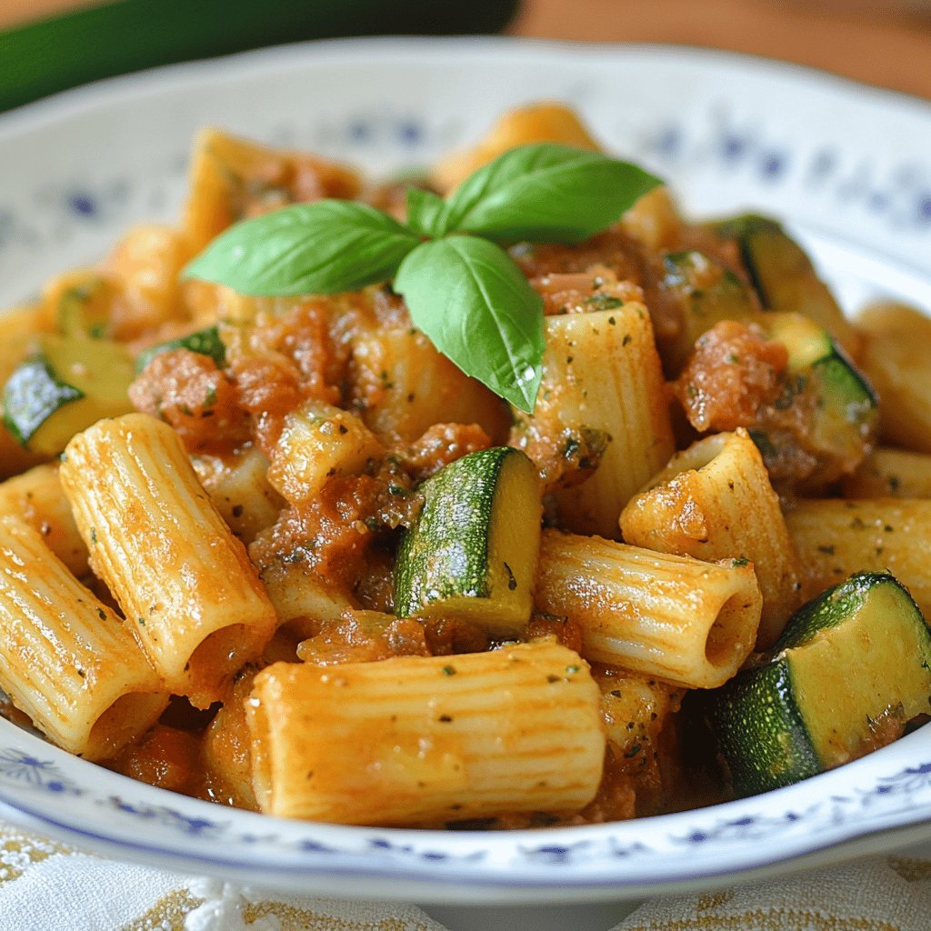 Pasta con Zucchine e Salsiccia