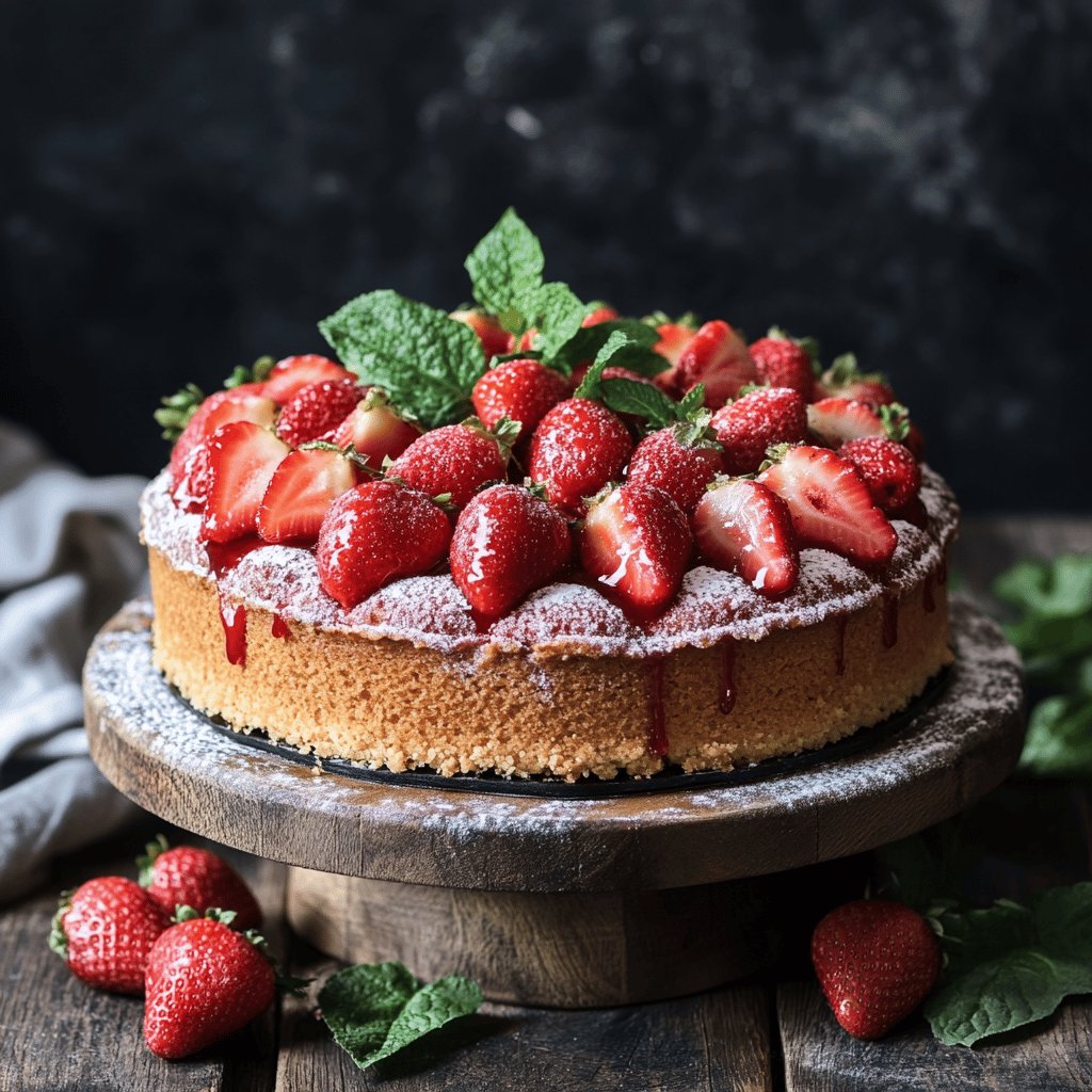 Torta soffice alle fragole