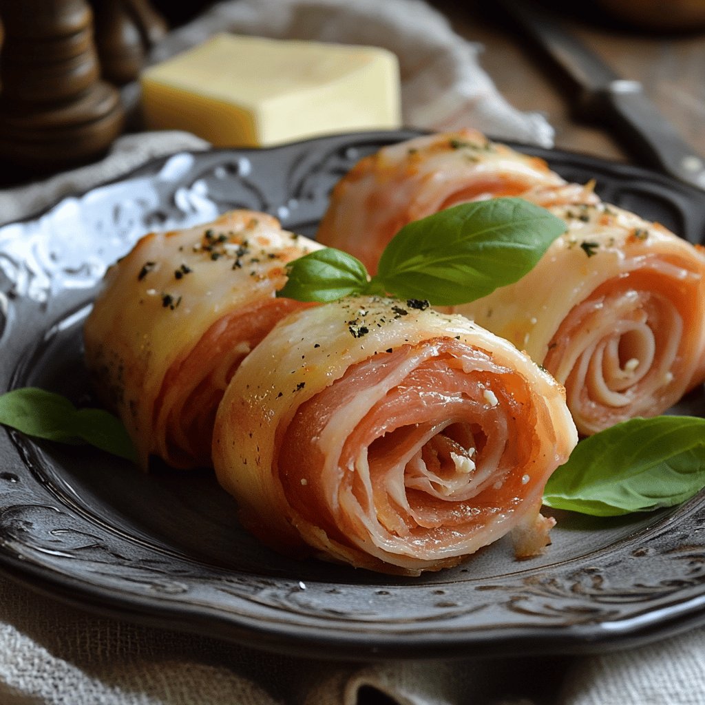 Girelle di Prosciutto e Formaggio