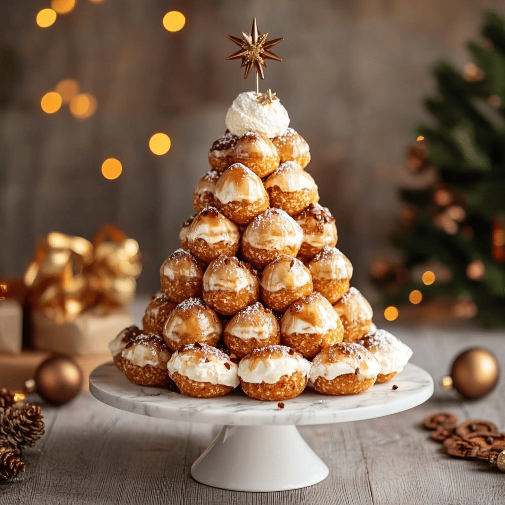 Croquembouche di Natale