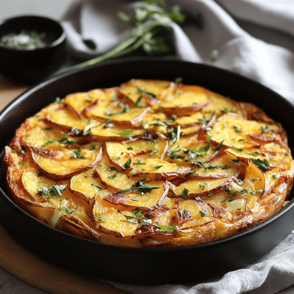 Frittata di patate e cipolle