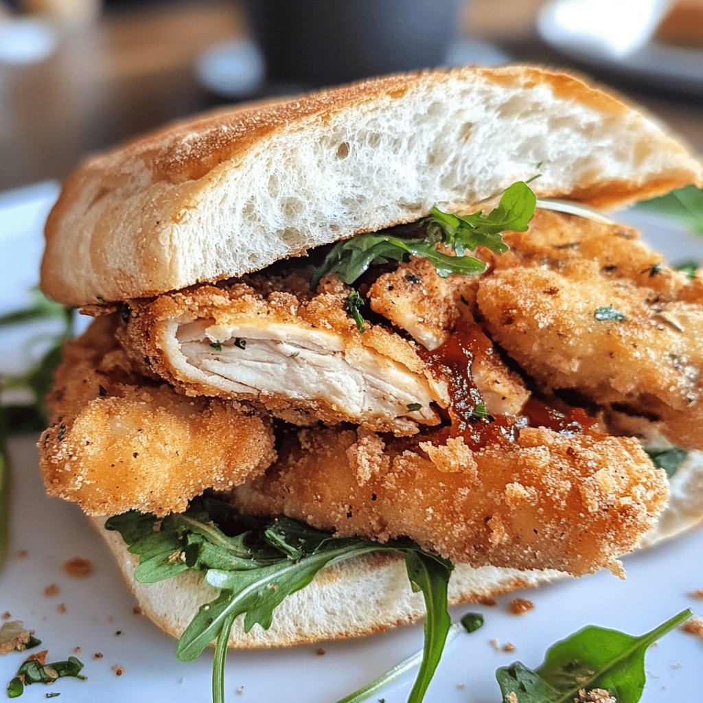 Panino con Pollo Fritto