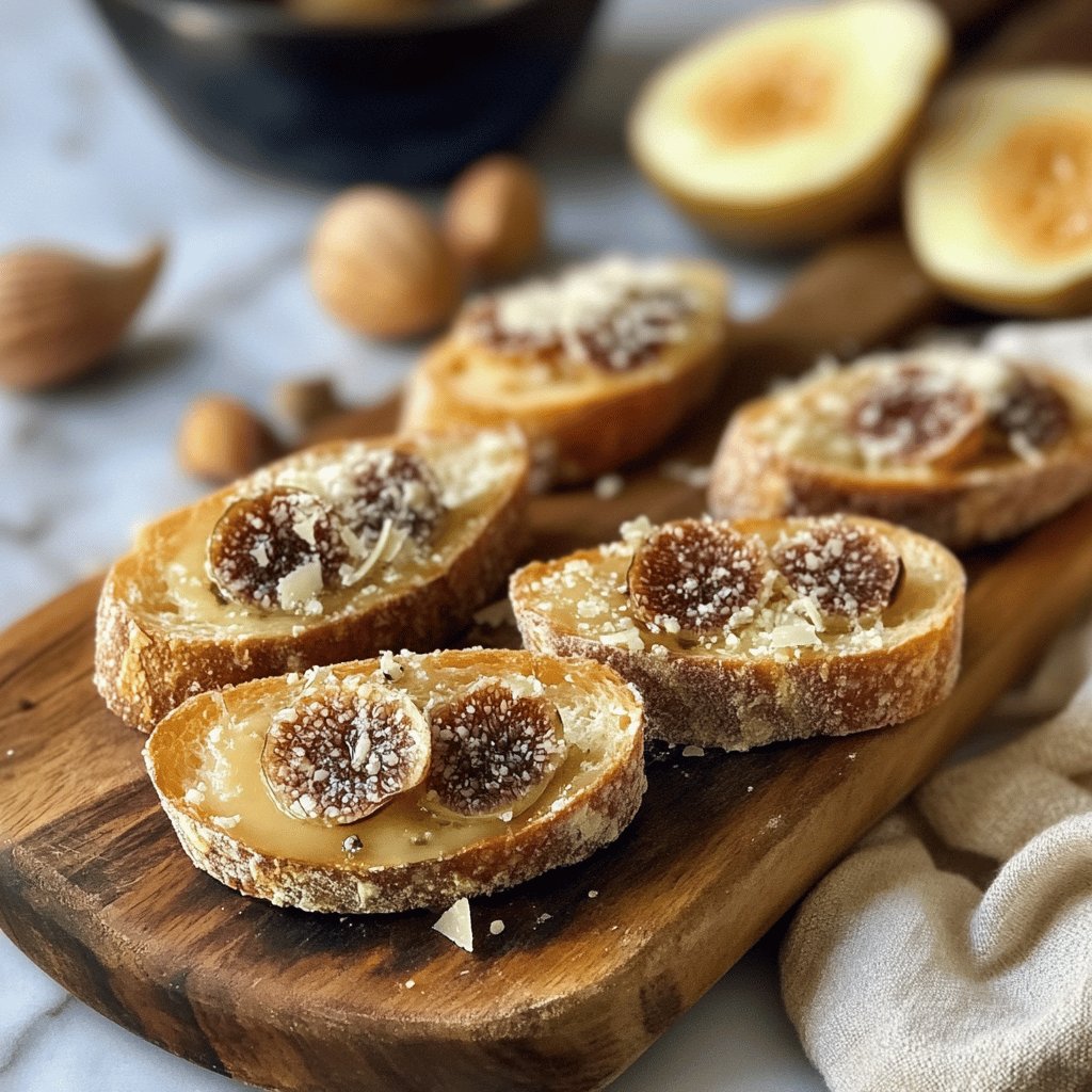 Crostini con Fichi e Grana Padano