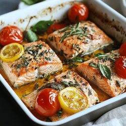 Salmone Marinato al Forno