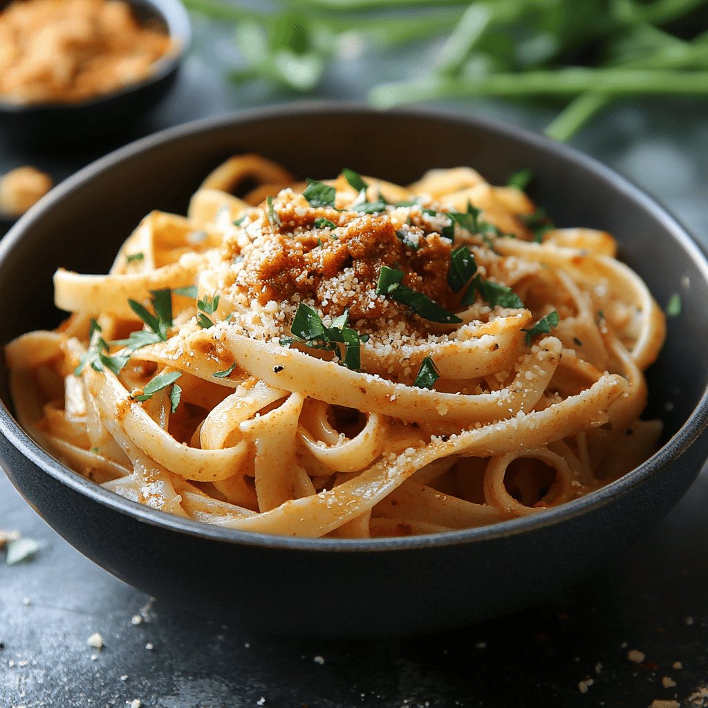 Pasta con 'nduja e pecorino