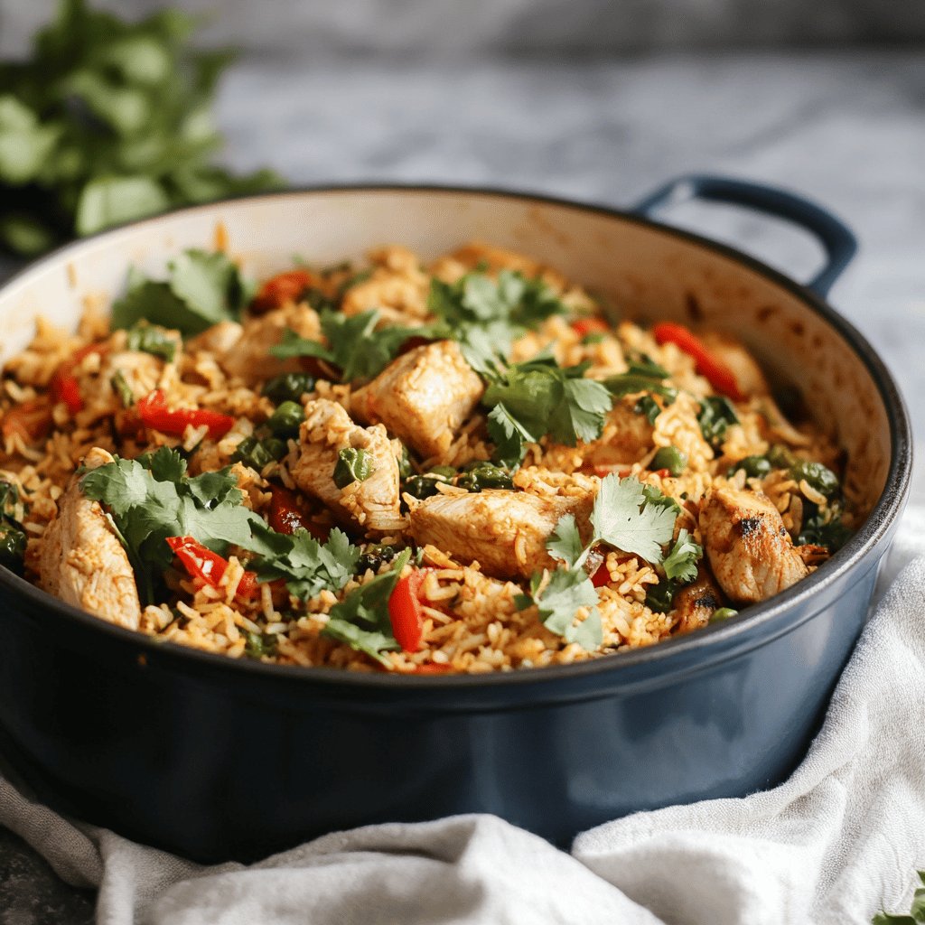 Pollo Biryani in Pentola Unica