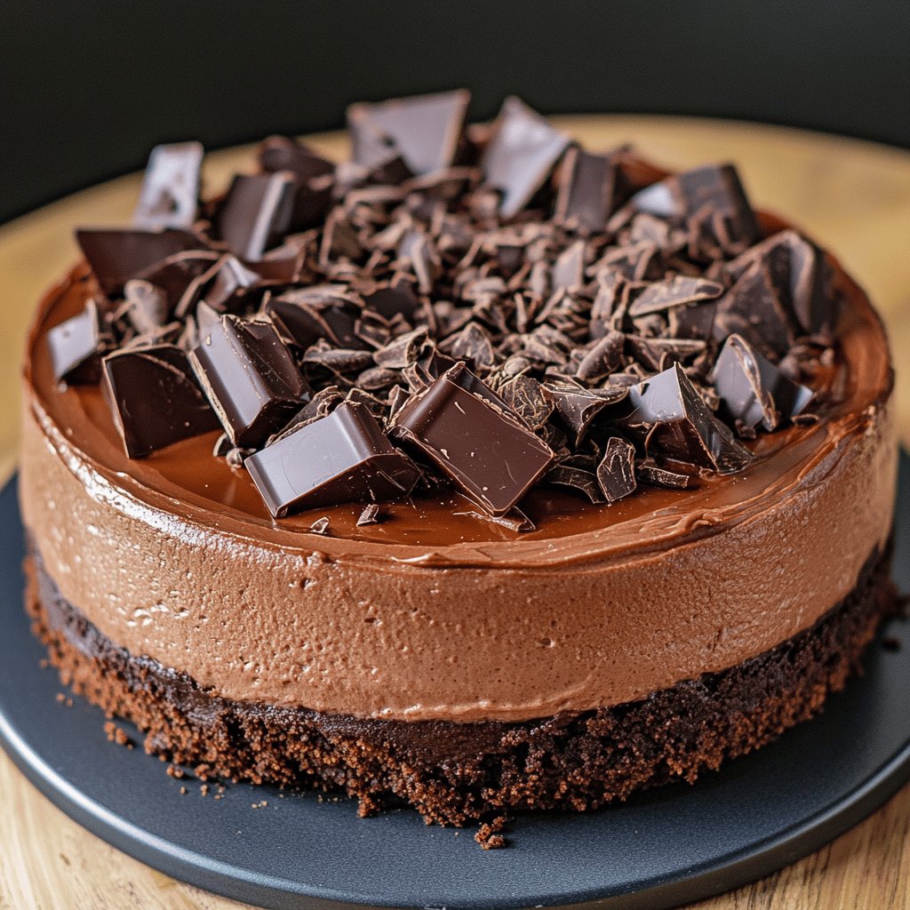 Cheesecake al triplo cioccolato