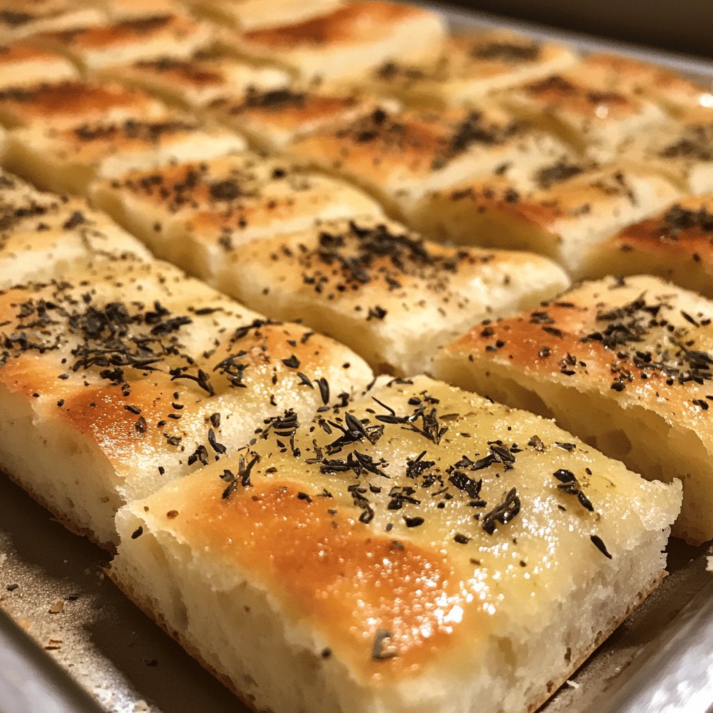 Focaccia senza glutine alle erbe