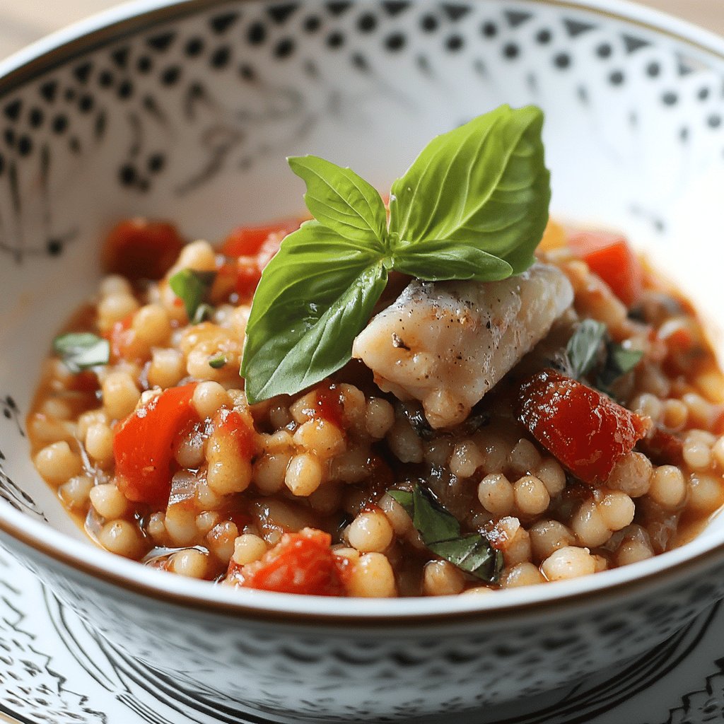 Fregola con Ragù di Pesce