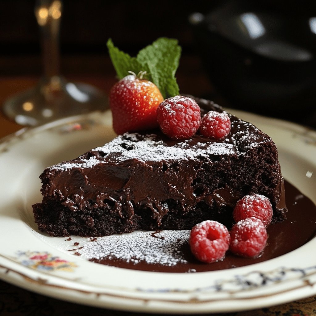 Torta al Cioccolato Senza Farina