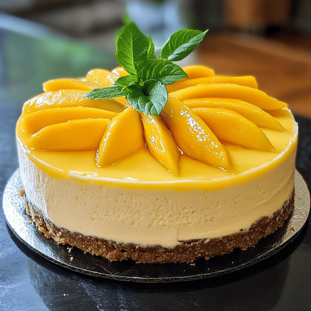 Cheesecake al Mango