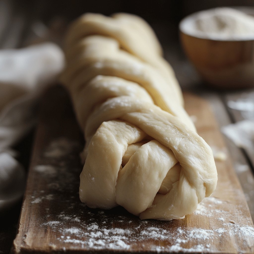 Treccia di Pasta Lievitata