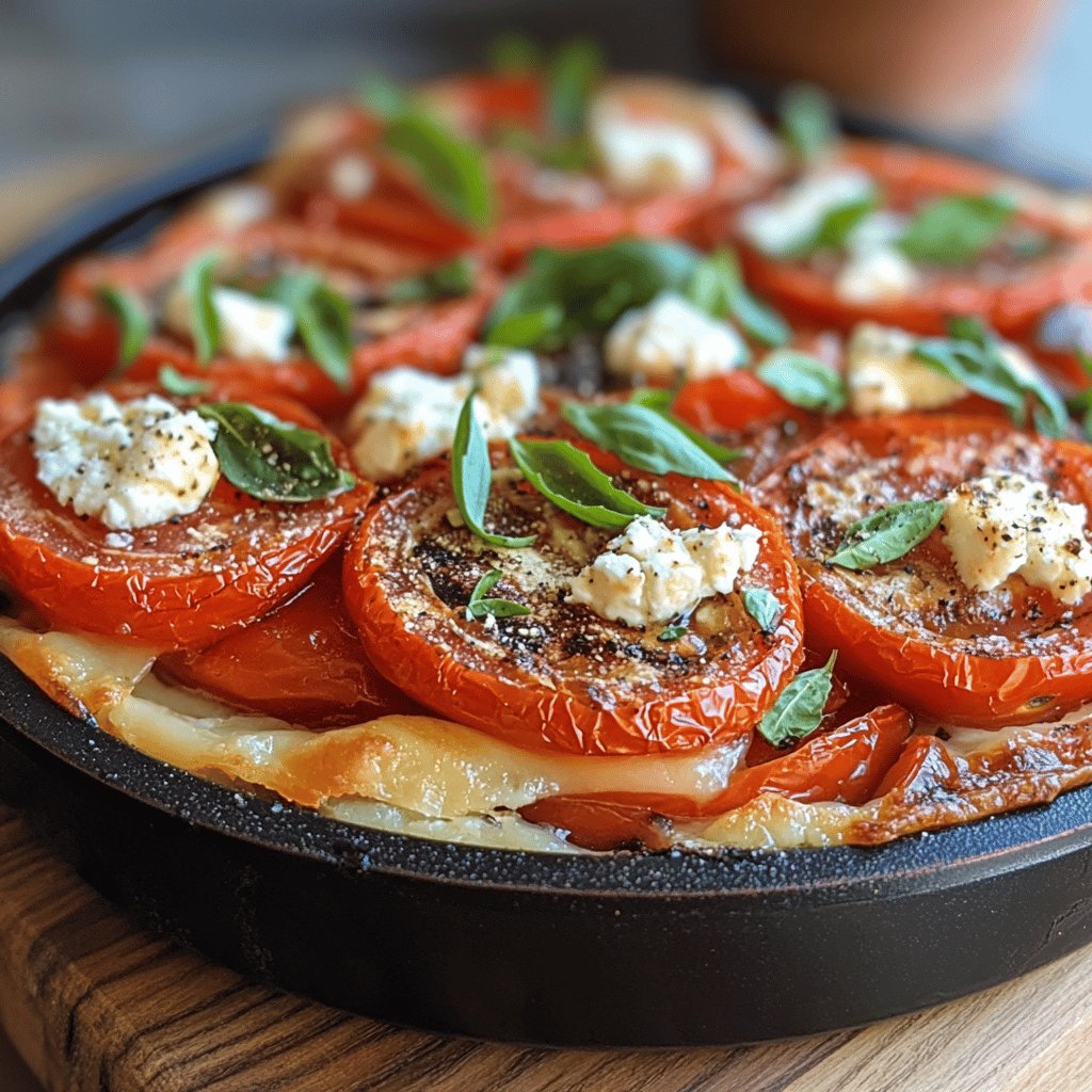 Torta Tatin di Pomodori e Feta