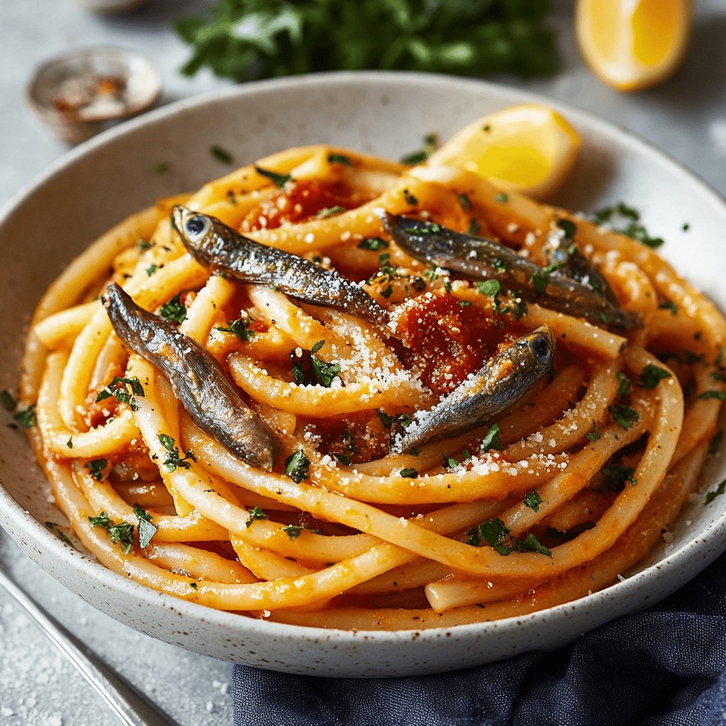 Pasta con le Acciughe
