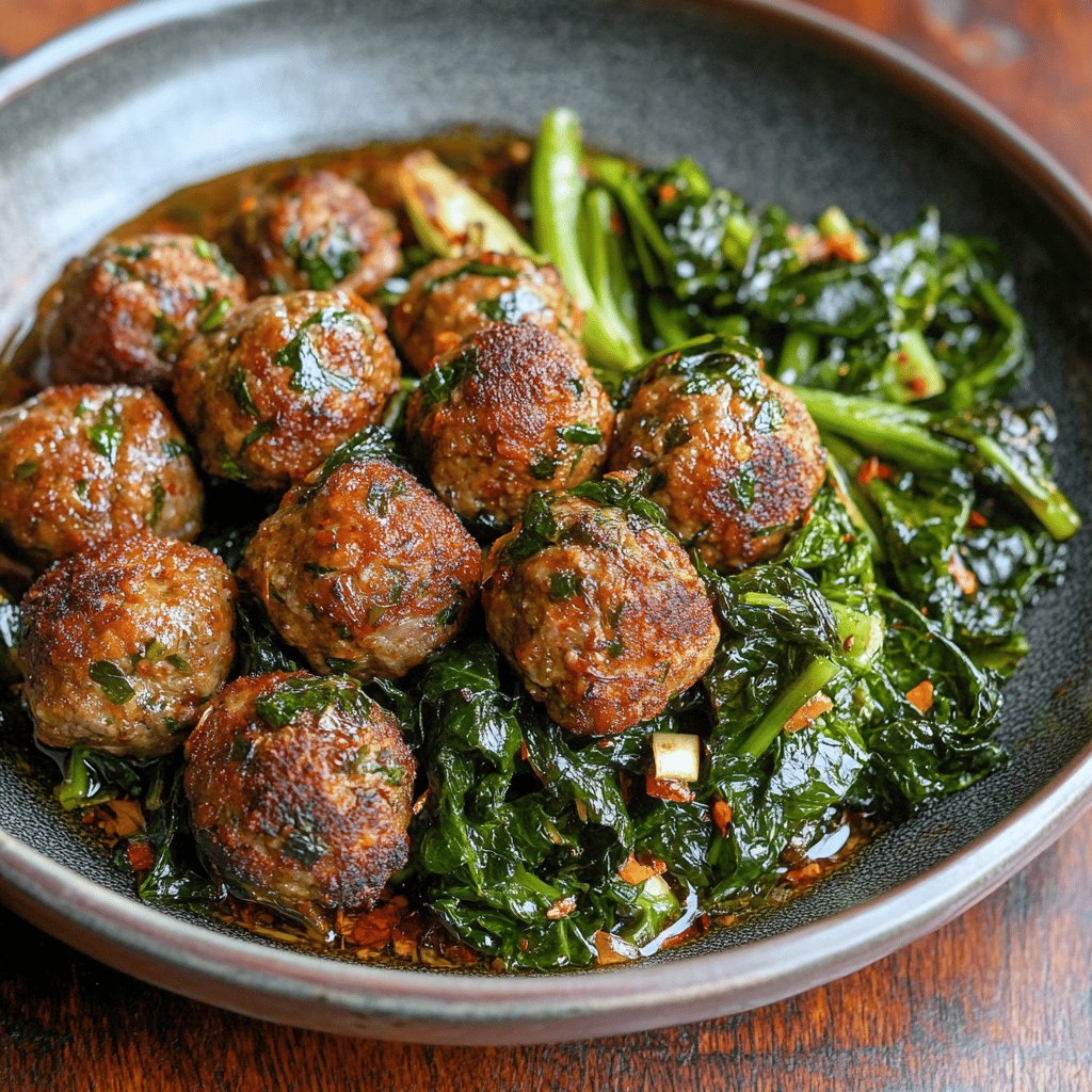 Polpette alle cime di rapa