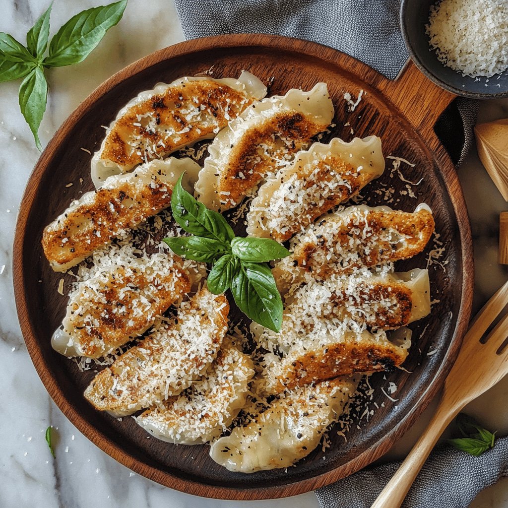 Gyoza Cacio e Pepe