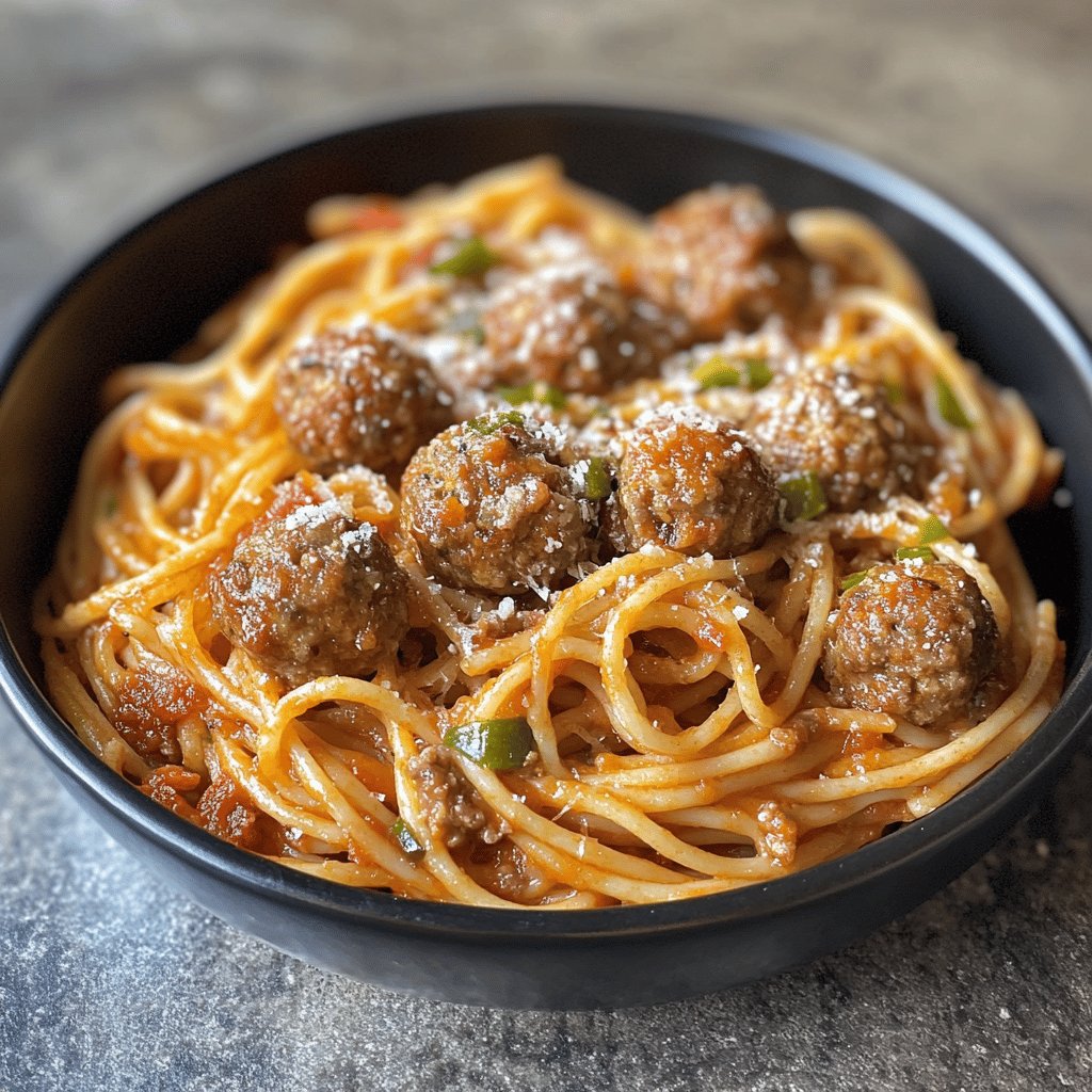 Spaghetti con Polpette