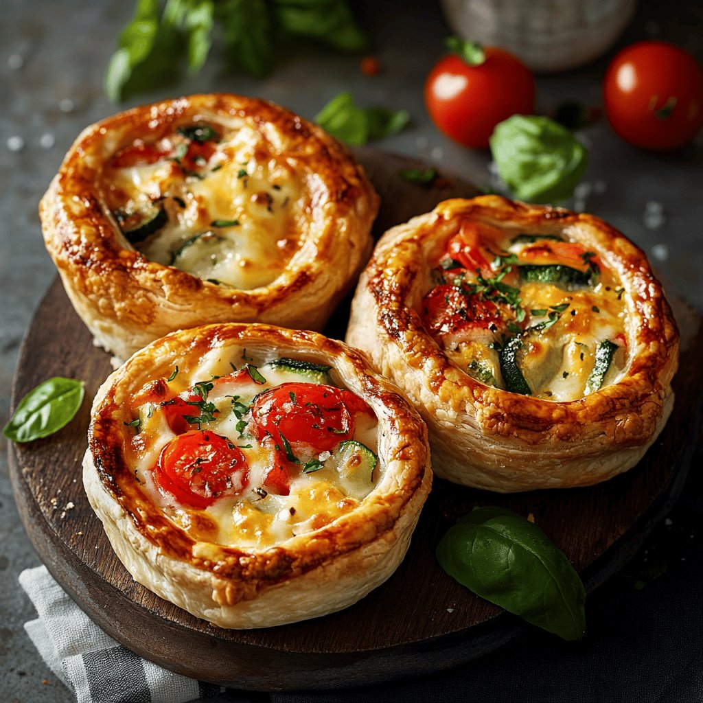 Tortini di Verdure e Formaggio