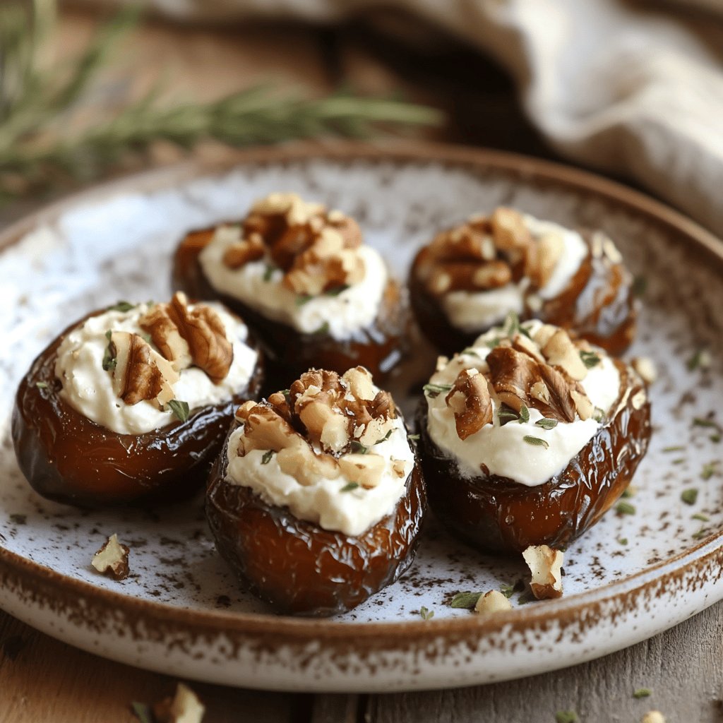 Datteri Ripieni di Mascarpone e Noci