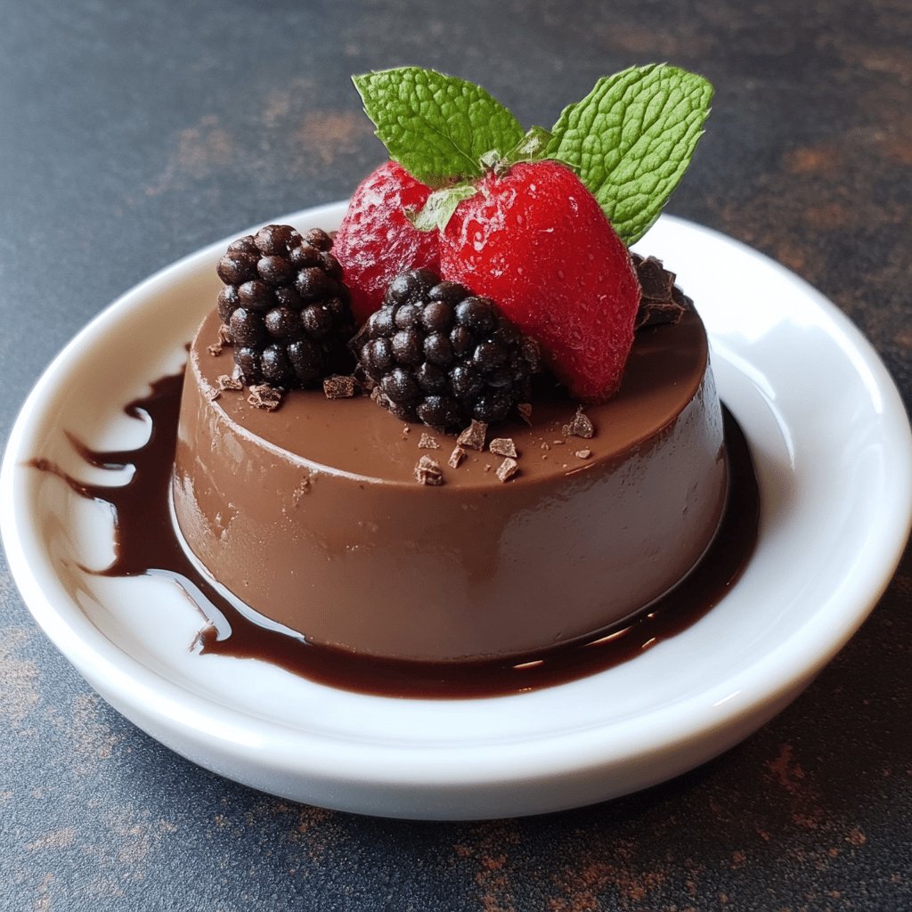 Panna Cotta al Cioccolato