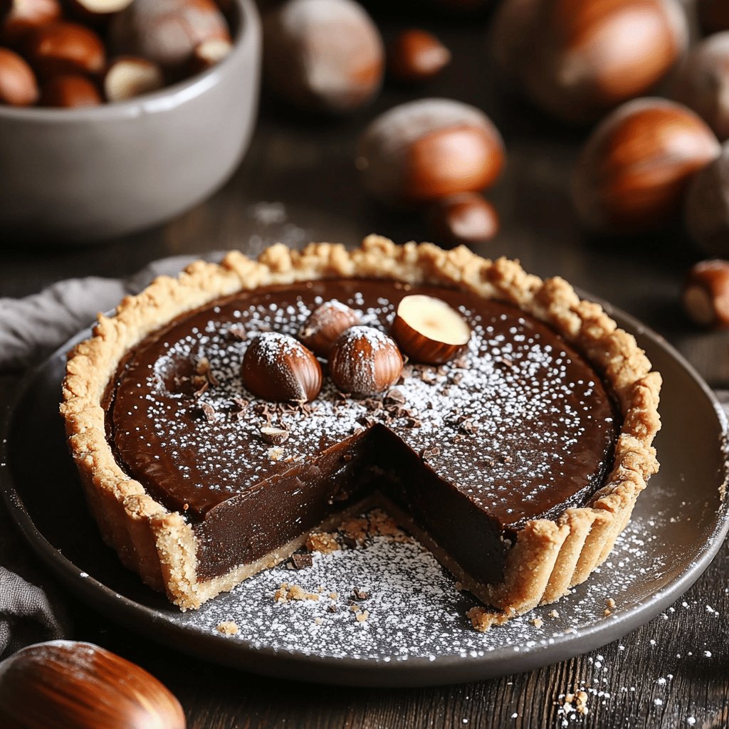 Crostata di Castagne e Cioccolato