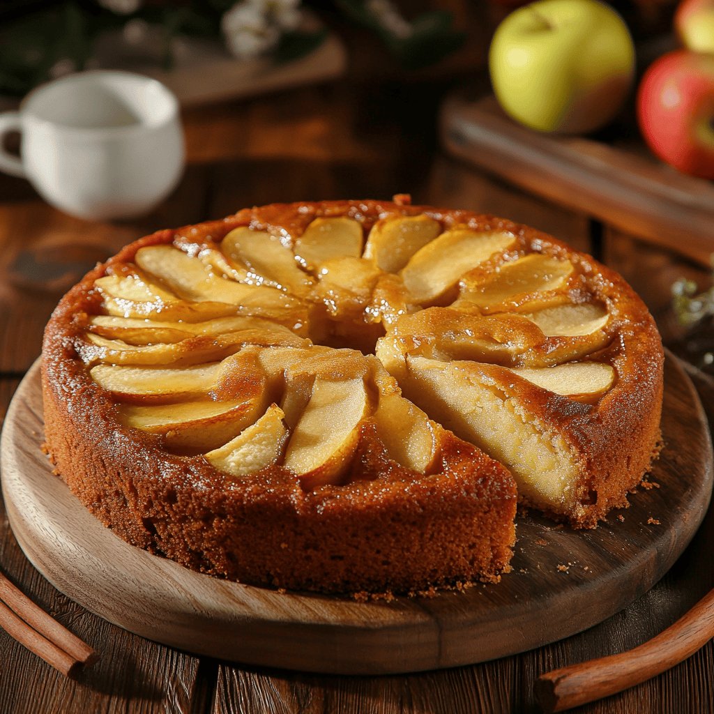 Torta di mele leggera