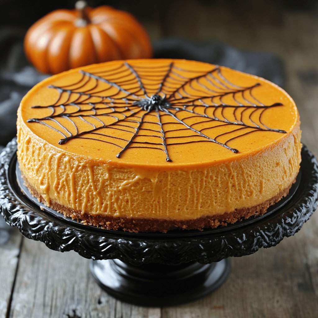Cheesecake alla zucca di Halloween
