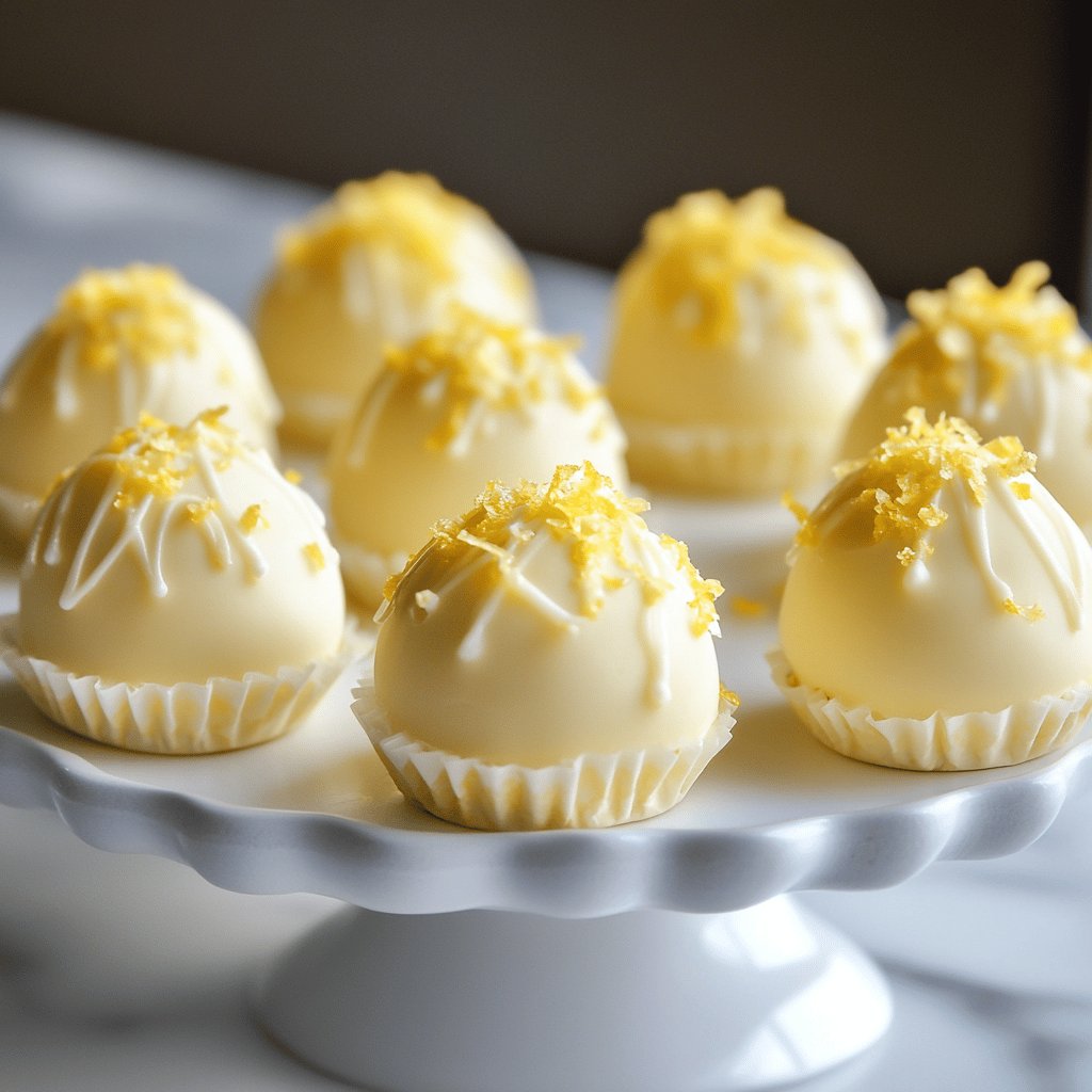 Tartufini al Limone