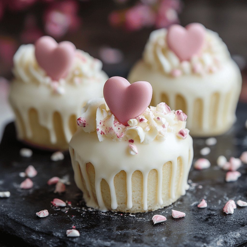 Tortini con Cuore Fondente Bianco