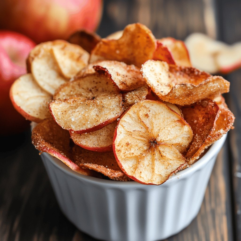 Chips di mele croccanti