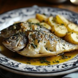 Orata in umido con patate