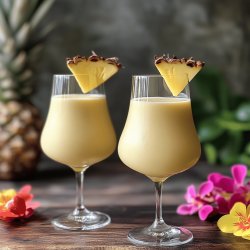 Piña colada con alcohol