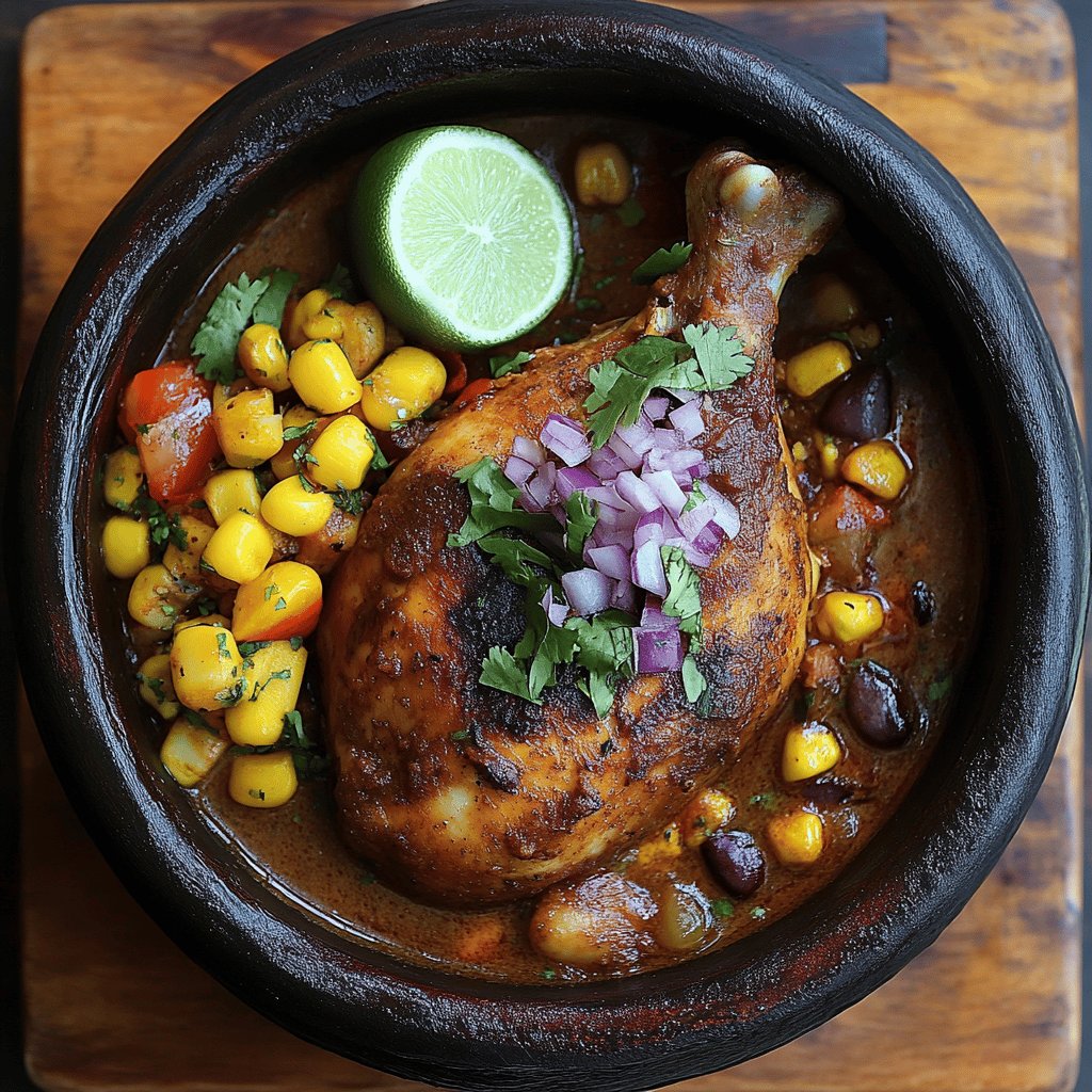 Pollo a la olla peruano