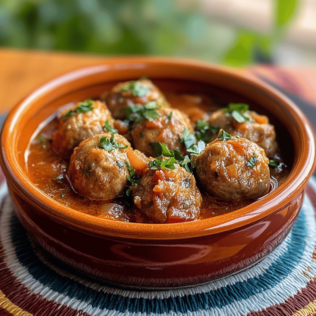 Albóndigas caseras tradicionales