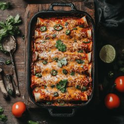 Enchiladas suizas rojas