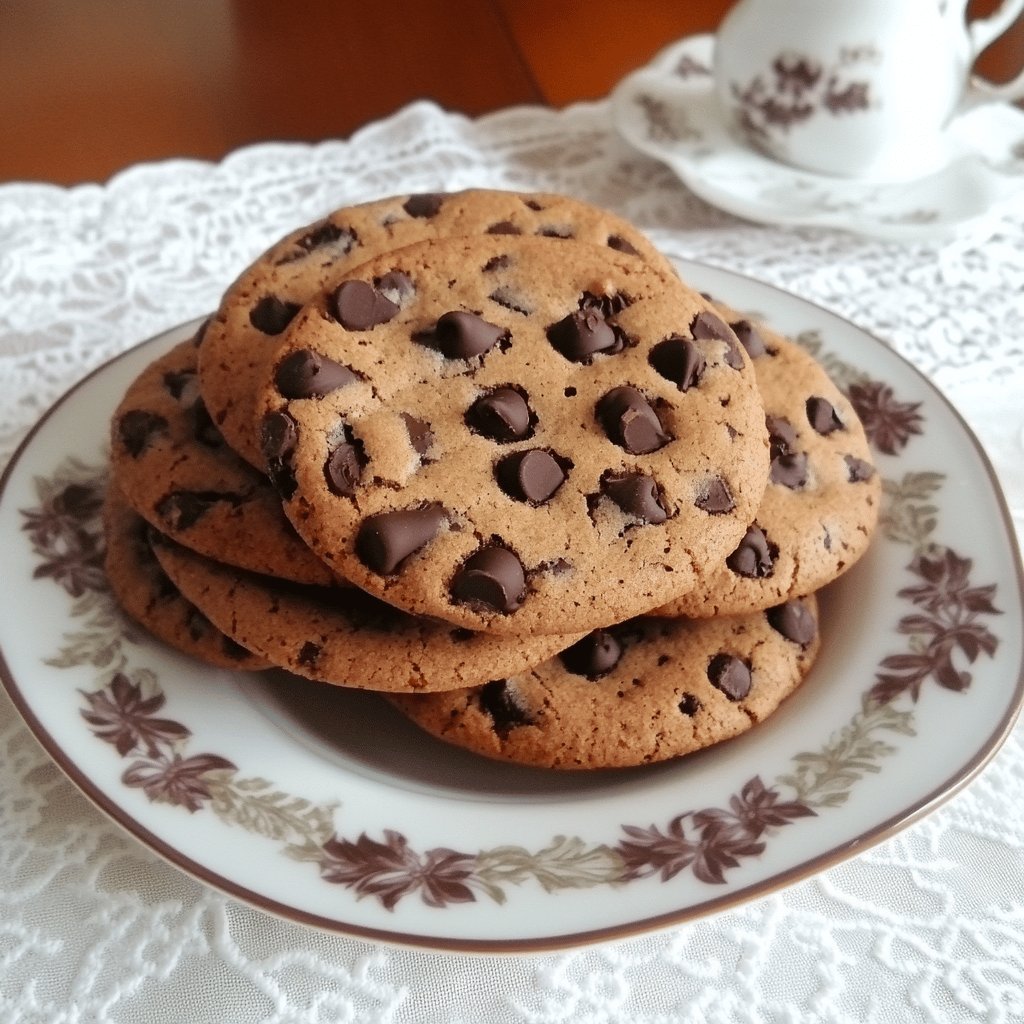 Receta de Galletas con chispas de chocolate