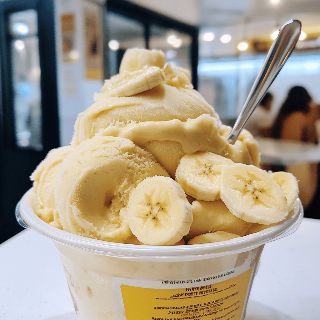 Helado de Banana Casero