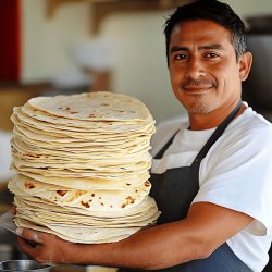 Tortillas de harina caseras