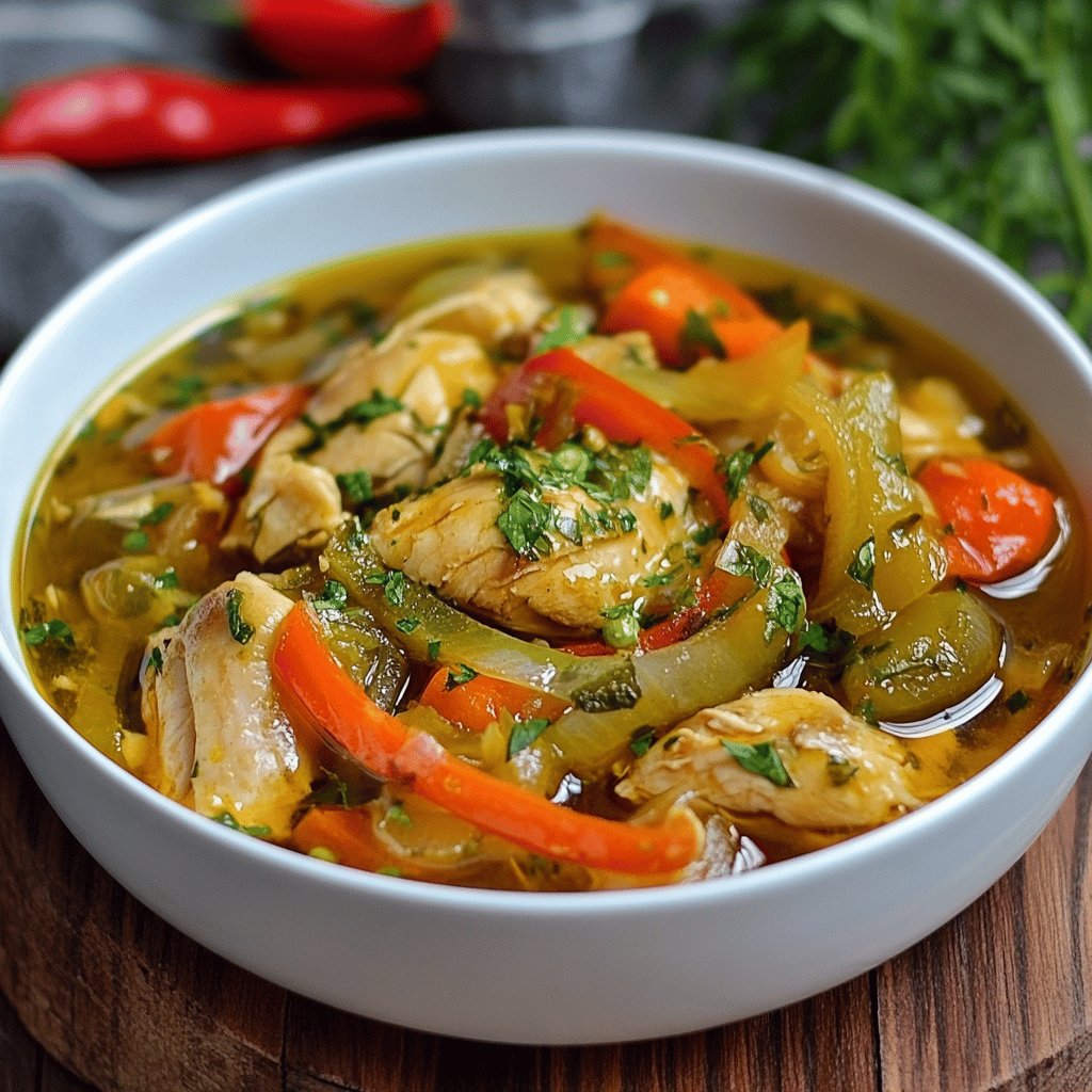 Receta de Escabeche de pollo tradicional